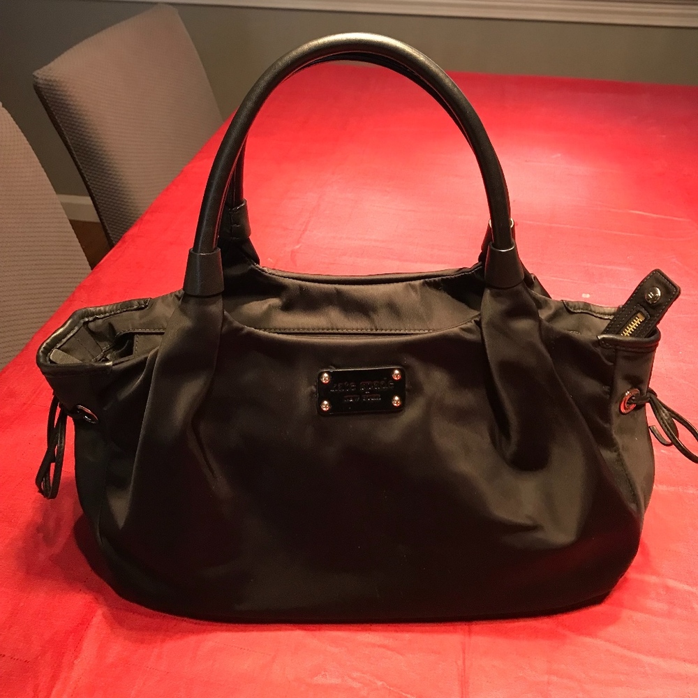 AUTHENTIC Kate Spade Woven Nylon Satchel